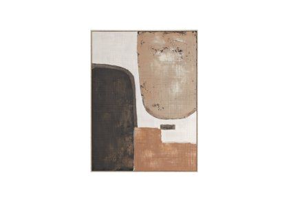 Nástenná dekorácia 90x3x120 cm ZIRELLE krémová+piesková+hnedá