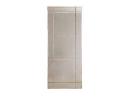Zrkadlo 77x3x183 cm RINCON dymové sklo+zlato