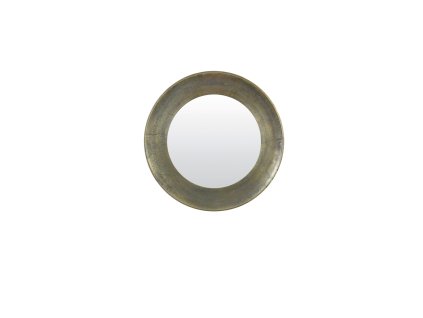 Zrkadlo Ø62x5 cm SANA antický bronz