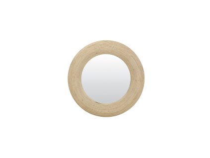 Zrkadlo Ø71x4,5 cm PIEDRE ratan natural