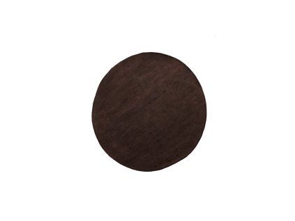 Koberec Ø220 cm ARCOLA tmavohnedý
