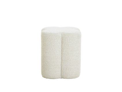 Puf 38x38x45 cm NALANI bouclé krém