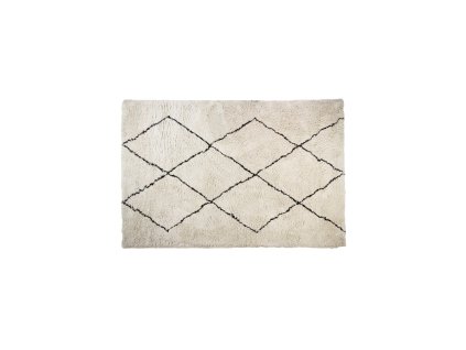 Koberec 300x200 cm XAMURI prírodná čierna