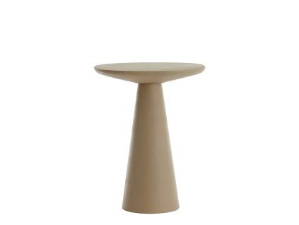 Príručný stolík 45x45x59 cm ABALA matná taupe