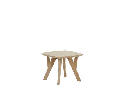 Príručný stolík 44x44x36 cm QUENZA mangové drevo prírodné