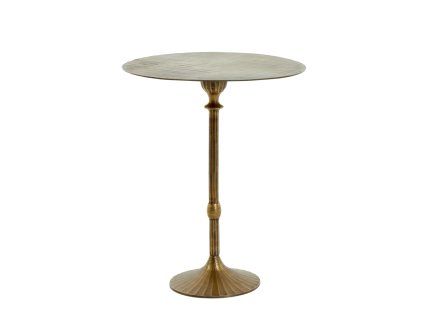 Príručný stolík Ø50x60 cm JANNA antický bronz