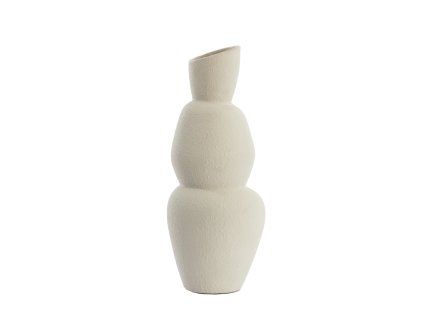 Váza Ø19x46,5 cm ARAM keramika krémová