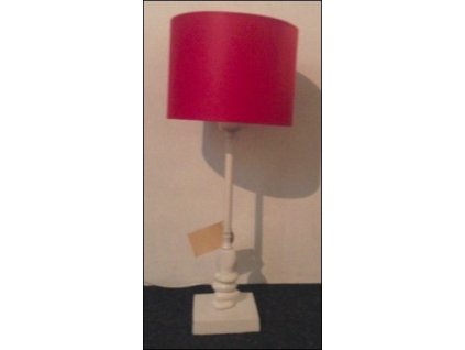lampa kovova biela tienidlo okruhle 47x20x20 cm 4478
