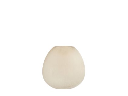 Váza 33x13x33,5 cm SANTINO sklo matné svetlohnedé