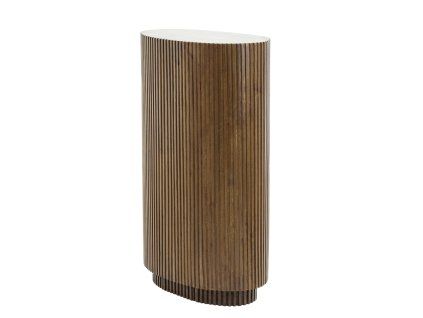 Stĺp 60x35x100 cm DUMOSI drevo tmavohnedé