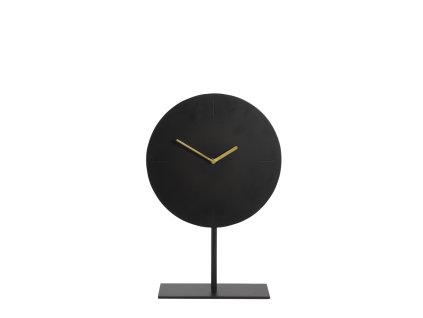 Hodiny na podstavci 30x10x45,5 cm WAIWO matné čierno-zlaté