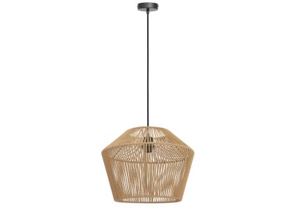 Závesná lampa Ø40x30 cm CASPIAN hnedo-čierna