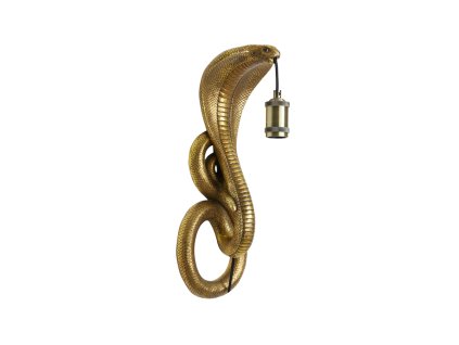 Nástenná lampa 18,5x18x52 cm SNAKE antický bronz