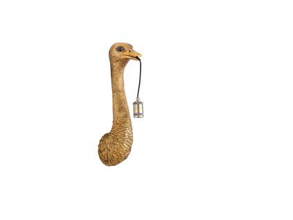 Nástenná lampa 18x15,5x57,5 cm PŠTROS antický bronz