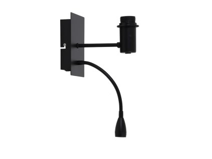 Nástenná lampa+ledflex 20x11x35 cm REGINA matná čierna