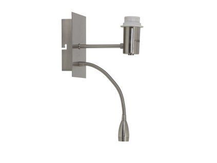 Nástenná lampa+ledflex 20x11x35 cm REGINA nikel saténová