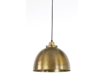 Závesná lampa Ø30x26 cm KYLIE surový starý bronz