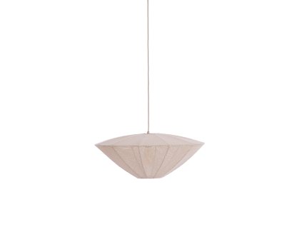 Závesná lampa Ø50x23 cm SATILLA krémová