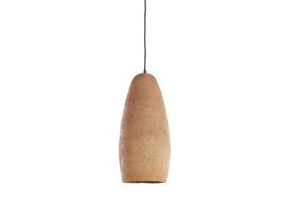 Závesná lampa Ø26x56 cm DIVALA antická tmavá terra