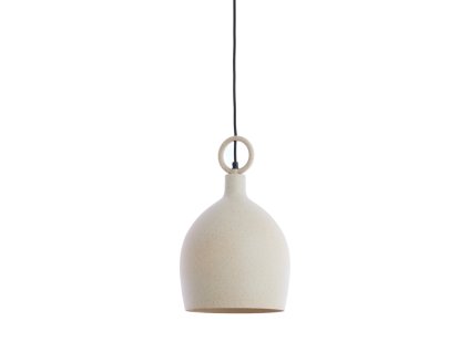 Závesná lampa Ø24x39 cm ROSERO piesková+svetlohnedá bodkovaná
