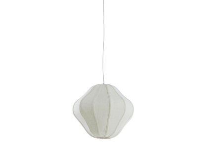 Závesná lampa Ø38,5x32 cm SUKAU ľanová krémová