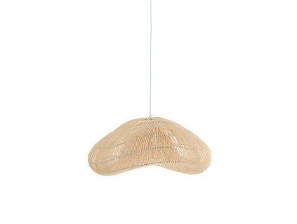 Závesná lampa 65x64x30,5 cm JANZUR ratan prírodná