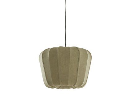 Závesná lampa Ø60x45 cm ZUBEDO olivovo zelená
