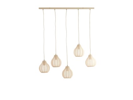 Závesná lampa 5L 100x15x21,5 cm ELATI piesková