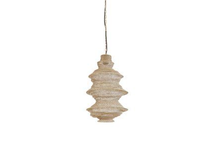 Závesná lampa Ø31x55 cm NAKISHA piesková
