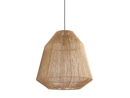Závesná lampa Ø60x60 cm MALVA juta prírodná