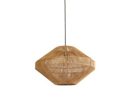 Závesná lampa Ø60x37 cm MALLOW juta prírodná