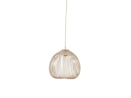 Závesná lampa Ø34x35 cm RILANA matná béžová