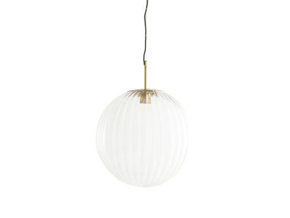 Závesná lampa Ø48 cm MAGDALA sklo číre+zlaté