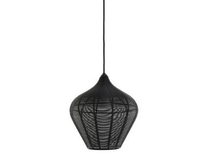 Závesná lampa Ø27x29,5 cm ALVARO matná čierna