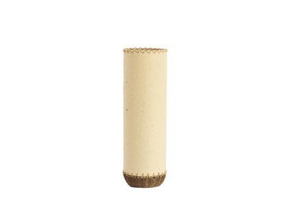 Stolová lampa Ø15x49 cm TIO papier béžová+ratan tmavohnedá