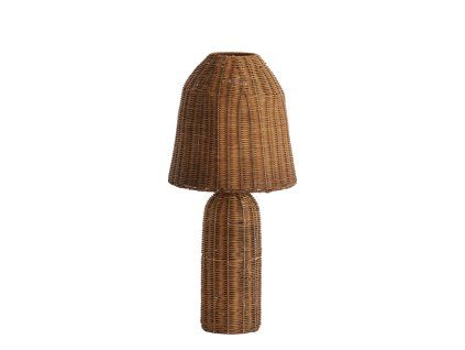 Stolová lampa Ø28,5x60 cm MANDOR ratan tmavohnedá