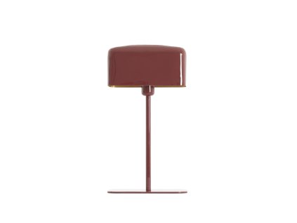 Stolová lampa 25x13x48 cm ELENIE lesklá bordová