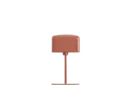 Stolová lampa 20x10x36 cm ELENIE lesklá tmavo koralová
