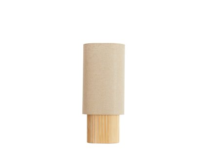 Stolová lampa 30x20x70 cm LASLO drevo prírodné + ľan prírodný