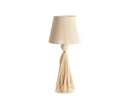 Stolová lampa Ø31x70 cm ESPINO krémová+prírodná