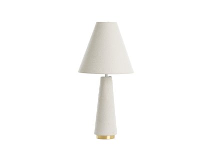 Stolná lampa Ø30x61 cm DEVIA bouclé krémová