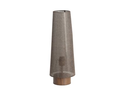 Stolová lampa Ø19x52,5 cm HOWIE drevená potlač d hnedá+tmavohnedá