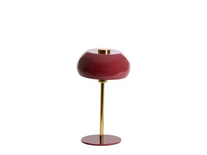 Stolová lampa Ø23x40 cm SURIN lesklá bordová+zlatá