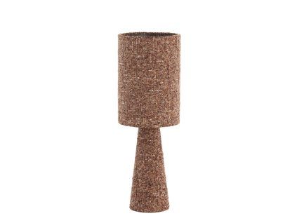 Stolná lampa Ø20x58 cm MICKY bouclé bordová