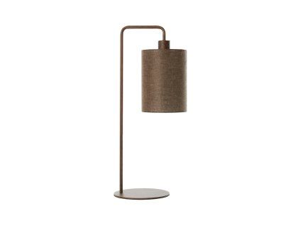 Stolová lampa 26x20x59,5 cm DONIO drevená potlač d hnedá+d hnedá