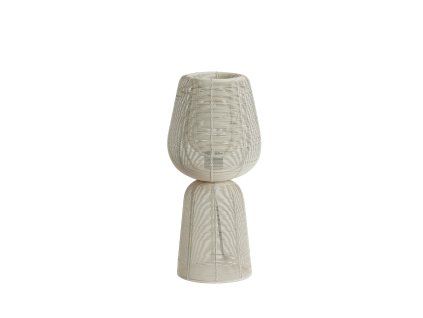 Stolová lampa Ø18x42 cm ABOSO krémová