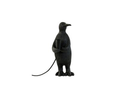 Stolová lampa E14 16x13x34 cm PENGUIN matná čierna