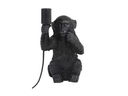 Stolová lampa 20x19,5x34 cm MONKEY čierna