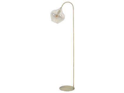Stojaca lampa 45x28x160 cm RAKEL antický bronz + dymová