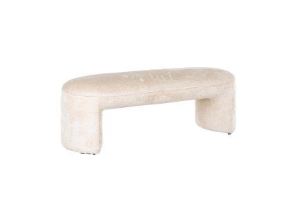 Lavica Fargo biely šenilkový materiál